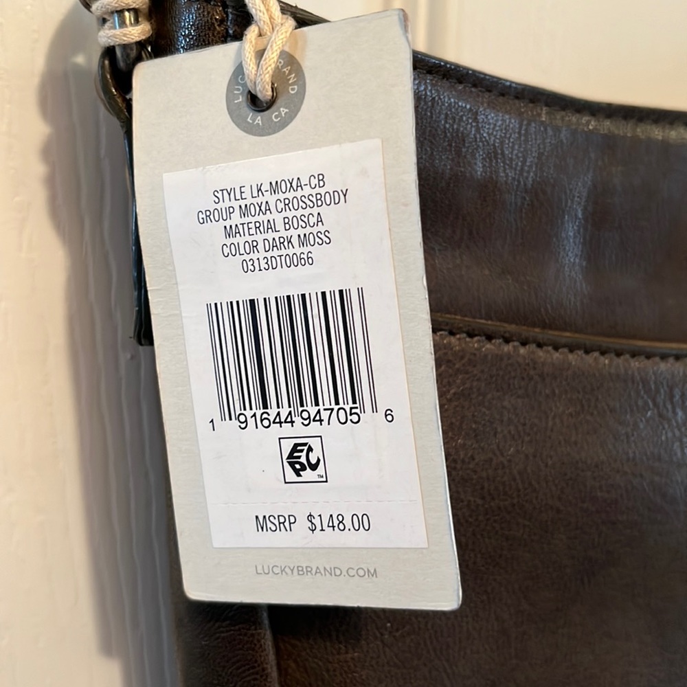Lucky Brand NWT genuine leather